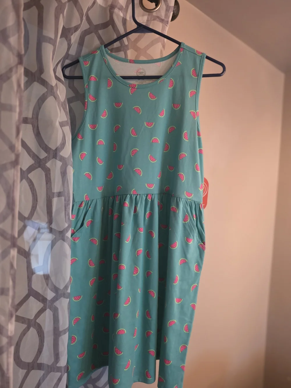 Girls' Sleeveless Print Dress's Size XXL (18)  Lot Of 6 Multi Print